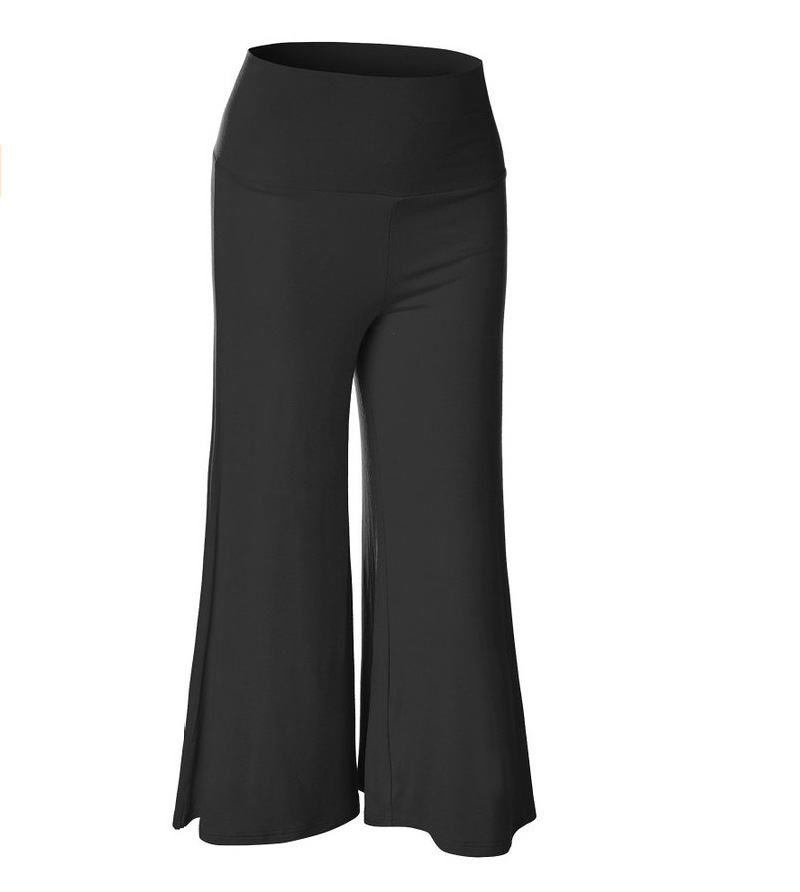 SZ60023-3 Womens Fashionable Wide Leg Pants Casual Ladies Loose Trousers